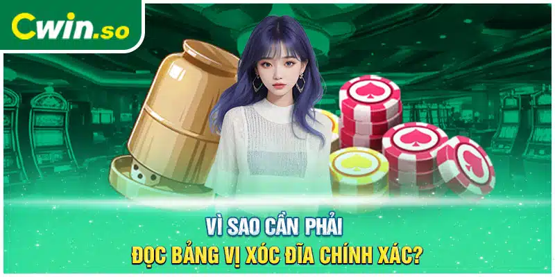 Vì sao cần phải đọc bảng vị xóc đĩa chính xác?