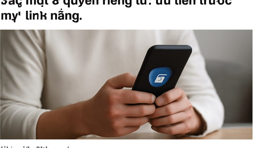 Minh họa: 1) Bảo mật & quyền riêng tư: ưu tiên trước mọi tính năng